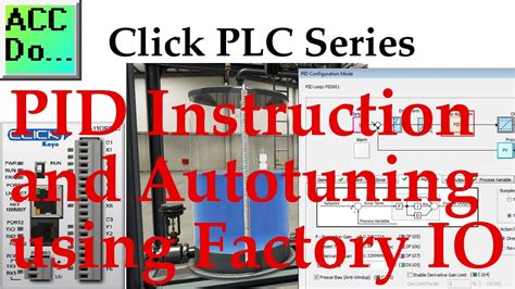 Click Plc Pid Instruction And Autotuning Using Factory Io Youtube