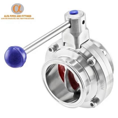 Stainless Steel Tc End Butterfly Valve At Rs Stainless Steel