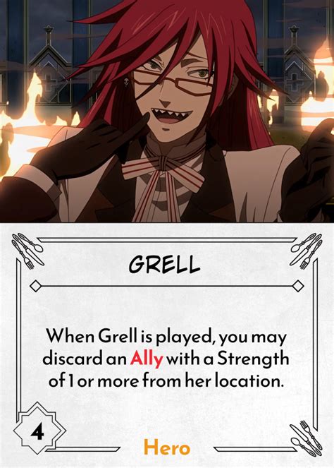 Grell Anime Villainous Wiki Fandom