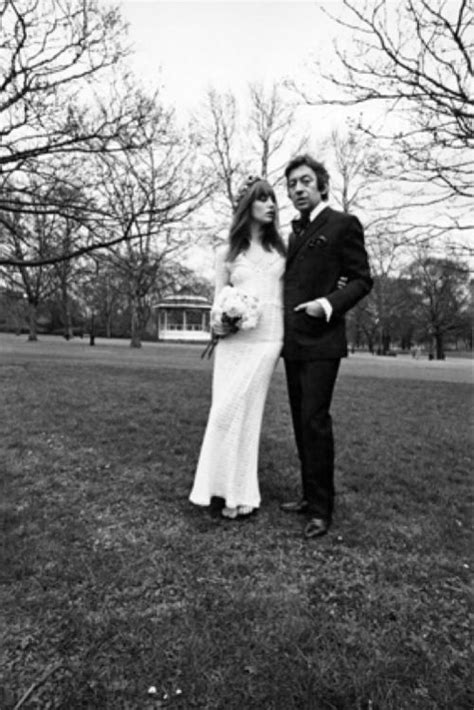 Jane Birkin Serge Gainsbourg Wedding Bride Serge Gainsbourg Jane