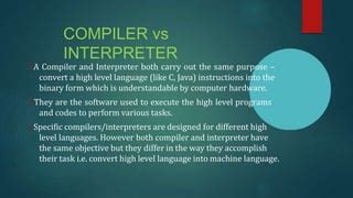 Compiler Vs Interpreter PPT