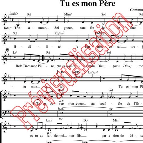 Tu es mon Père Chemin Neuf music Réf P001436 Produit original