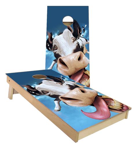 Flying Cow (funny) Cornhole Boards — Cornhole America