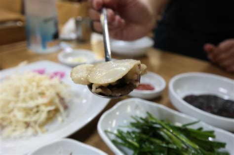 제주도 현지인 맛집 진대감 제주점에서 차돌삼합 먹었어요 네이버 블로그