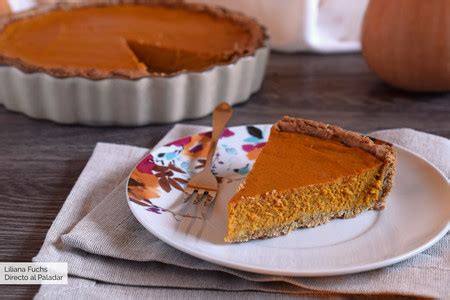 Tarta de calabaza o pumpkin pie Receta de postre fácil y sencilla