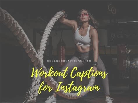 Coolest 61 Workout Captions For Instagram Fitness Status