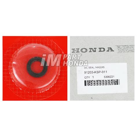 91203 KSP 911 Oil Seal 14X22X5 Sil Presneleng Operan Gigi Megapro