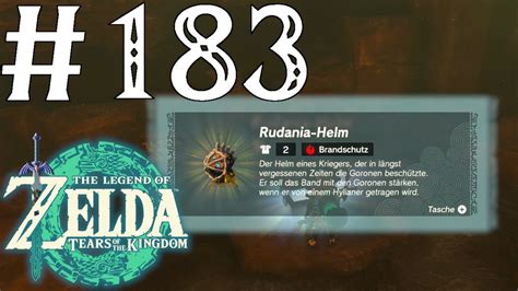 The Legend Of Zelda Tears Of The Kingdom 183 RUDANIA Helm Schatz