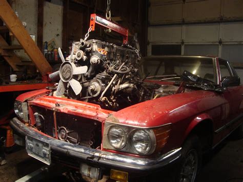 Mercedes R107 Engine Swap