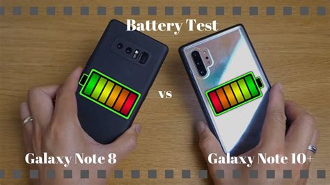 Galaxy Note 10 Vs Galaxy Note 8 Battery Test Youtube