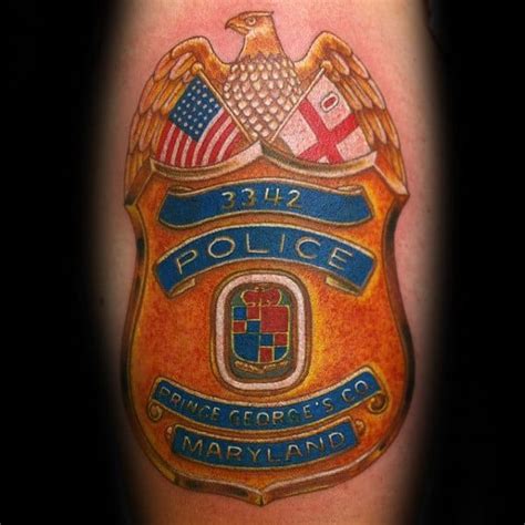 47 Amazing Police Tattoos For Men