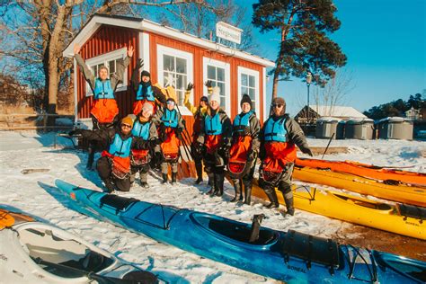 Magical Winter Kayak Tour in the Stockholm Archipelago