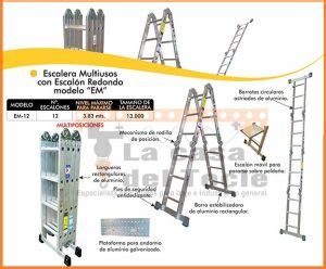 Escalera Multiusos Con Escal N Redondo Modelo Em La Casa Del Tecle