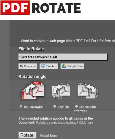 How To Rotate A PDF In Windows And Save PDF Page