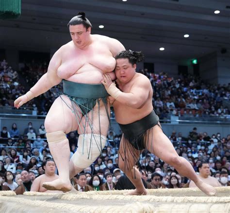 翠富士8連勝で単独トップ守る 大栄翔1敗死守、高安は2敗後退 霧馬山、豊昇龍3敗で追う 大相撲写真ニュース 日刊スポーツ