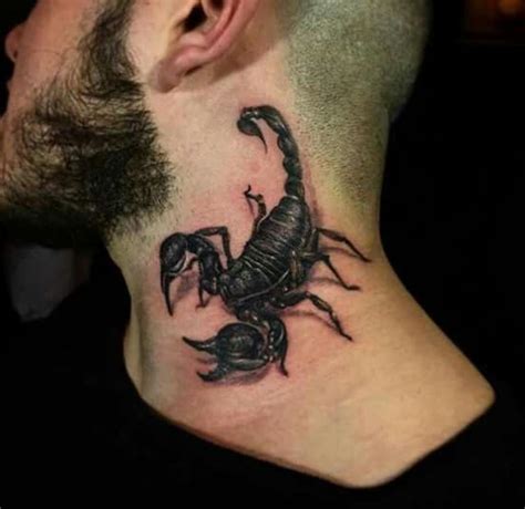 Scorpion Tattoo On Neck Meaning