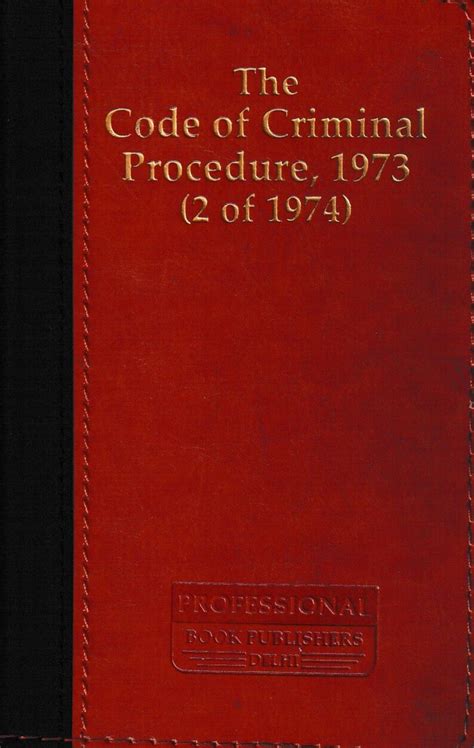 Professional The Code of Criminal Procedure 1973