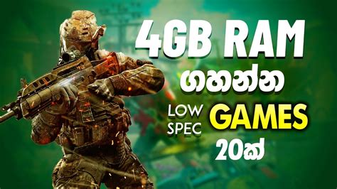 Top 20 Best Low Spec Pc Games For 2gb Ram 4gb Ram 1gb Vram 2023 Youtube