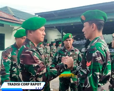 Dandim 1504 Ambon Pimpin Upacara Bendera Dan Corp Rapot Kenaikan