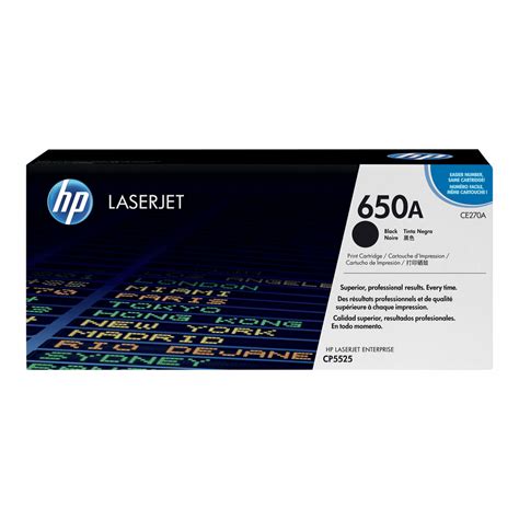 HP Toner Black Nr 650A CE270A Ca 13 500 Seiten Tonershop