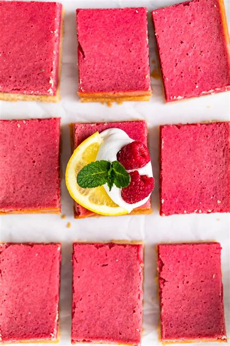 Lemon Raspberry Bars Recipe The Cookie Rookie VIDEO