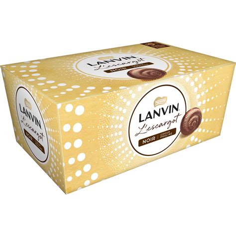 Nestle Lanvin L Escargot Chocolats Noirs Fourr S Au Pralin Pi Ces