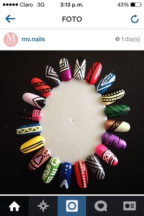 Different nail art designs