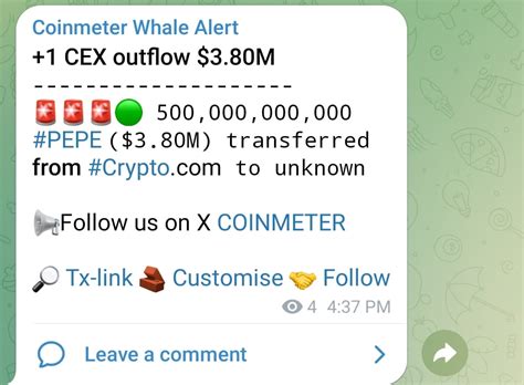 🚨🚨🚨🟢 500000000000 Pepe 380m Transferred From Cr Coinmeter