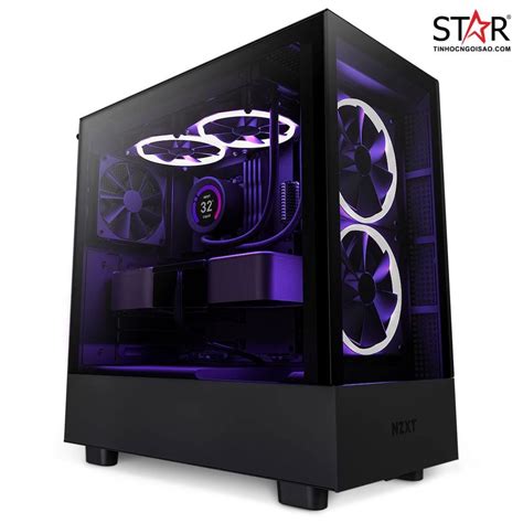 Case H5 Elite Black Nzxt Cc H51eb 01 Tinhocngoisaocom