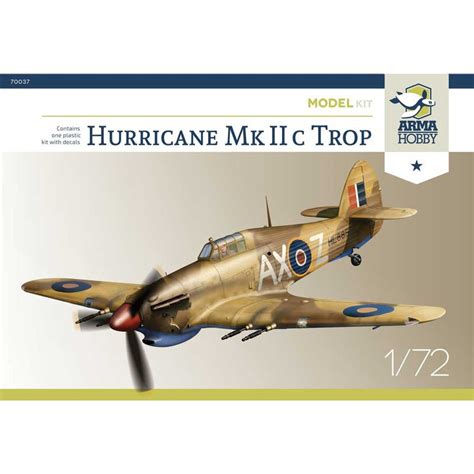 Kit Modello Hawker Hurricane Mkiic Trop 172