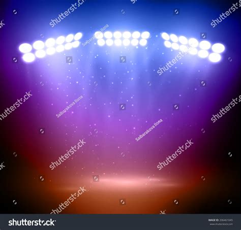 Colorful Stage Lights Background Vector Eps10 Stock Vector (Royalty ...