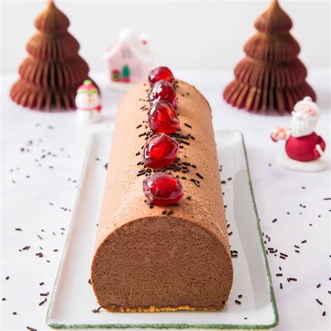 Bûche De Noël Mousse Au Chocolat Facile Régilait