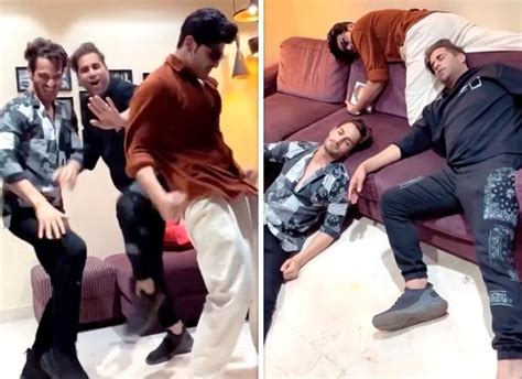 Bigg Boss Umar Riaz Karan Kundrra And Rajiv Adatia Dance To Ishq