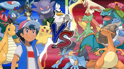 Pokemon Battle Starters Ash Vs Kanto And Hoenn Starters YouTube