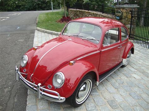 Classic VW BuGs Road Trip Barn Find All Original 1965 Ruby Red Beetle | Classic VW Beetles ...