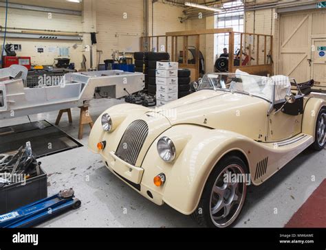 Interior of the Morgan Motor Car Company at Malvern Link, Malvern ...