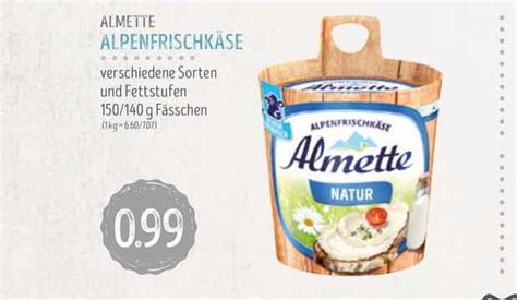 Almette Alpenfrischkäse Angebot bei Edeka Struve 1Prospekte de