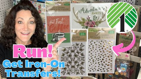 Grab Dollar Tree Iron On Transfers Diy Crafts Youll Love Youtube