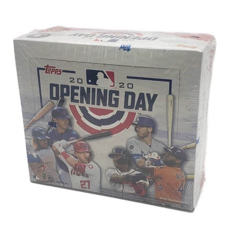 2020 Topps Opening Day Baseball Factory Sealed Hobby Box 36 Packs Per