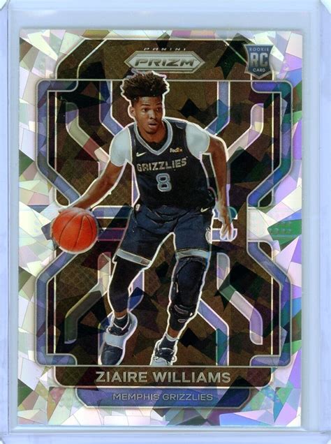 Panini Prizm Ziaire Williams Ice Prizm Rc Memphis