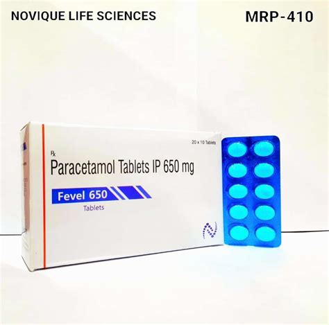 Paracetamol 650 Mg Tablet In Pan India At Rs 410 Box In Panchkula ID