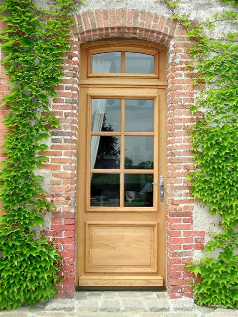 Porte Bois Porte En Bois Vitree Exterieure