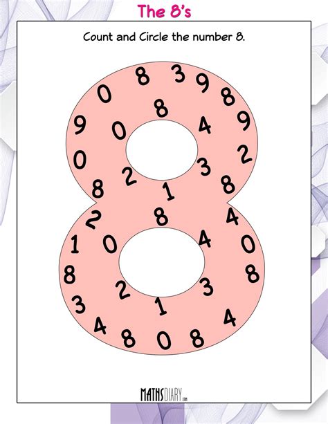 Printable Numbers In Circles Printable Word Searches