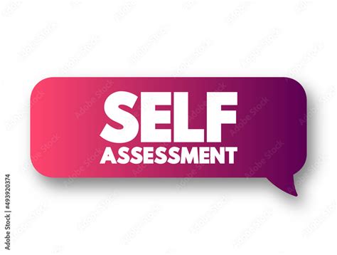 Self Assessment Clipart