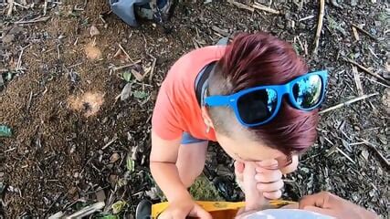 Quick Bj At Abandoned House Amateur Couple S Cumshot Adventure