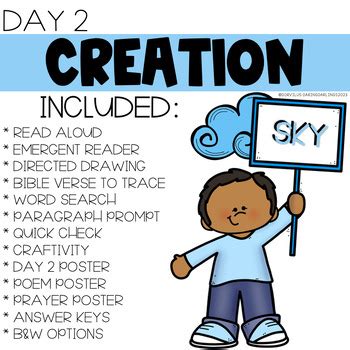 Days of Creation - Day 2 by Dorvilus' Daring Darlings | TPT