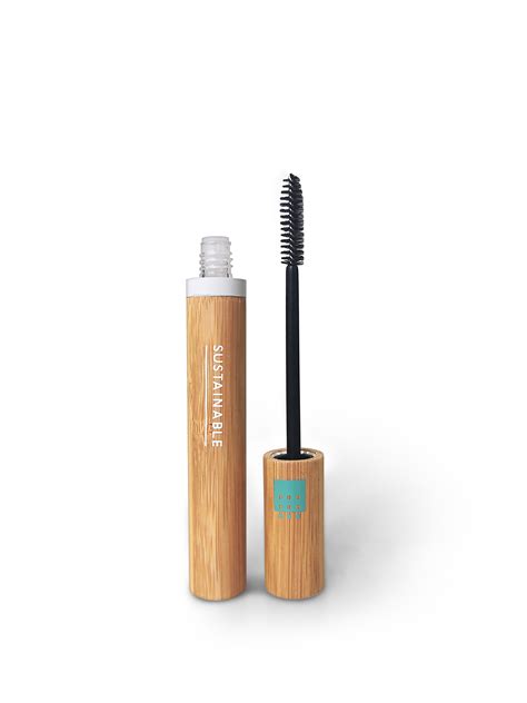 Sustainable Cosmetic Packaging Of Empty Bamboo Mascara Tube With