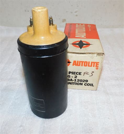 1948 1956 Ford Car Truck Thunderbird Mercury Lincoln Nos 6v Ignition Coil Ebay