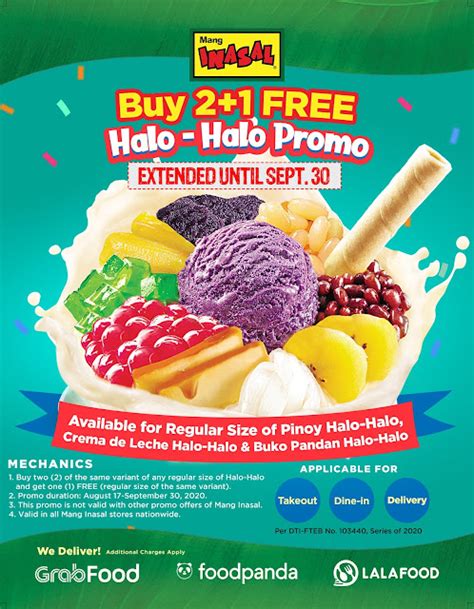 Manila Shopper Mang Inasal 21 Halo Halo Promo Aug Sept 2020