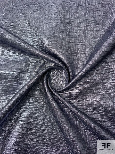 Metallic Brocade Metallic Dark Periwinkle Fabrics And Fabrics